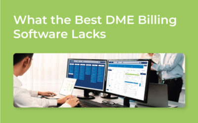 What the Best DME Billing Software Lacks