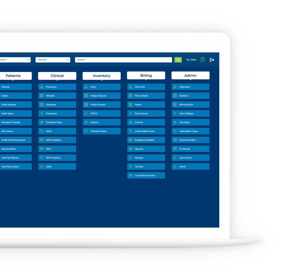 truesight software on laptop